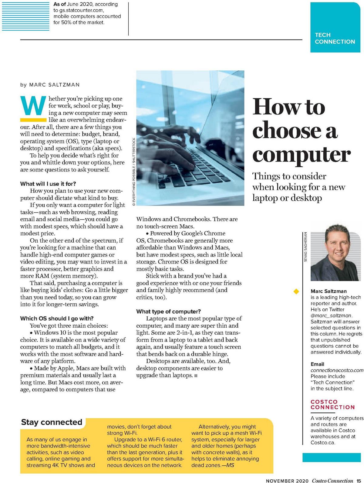 Costco Connection November Flyer from November 1