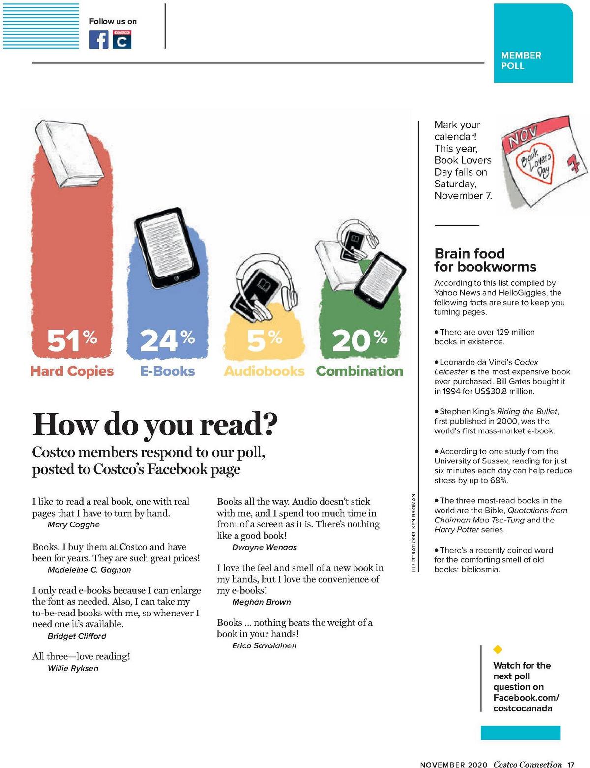 Costco Connection November Flyer from November 1