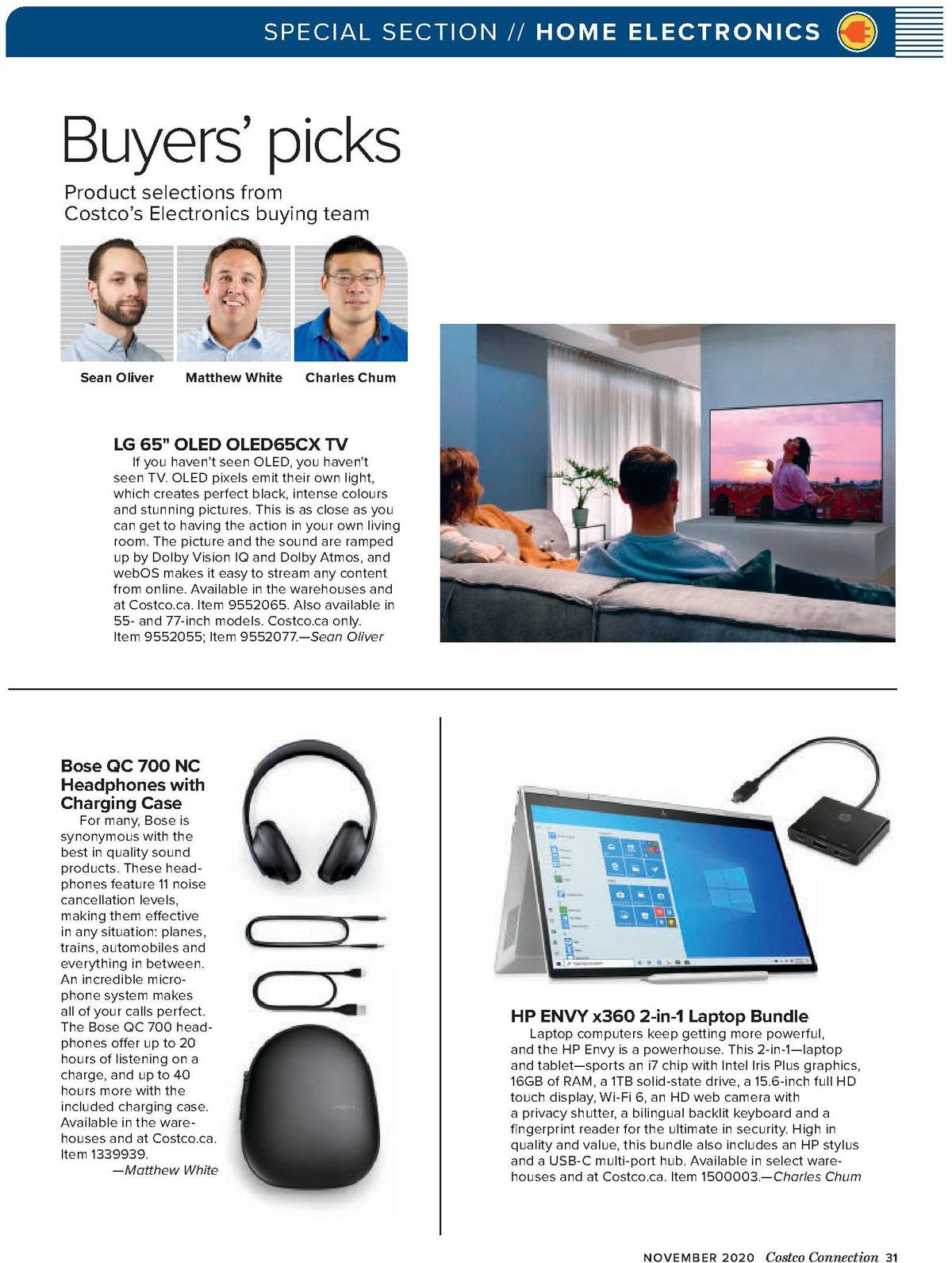 Costco Connection November Flyer from November 1