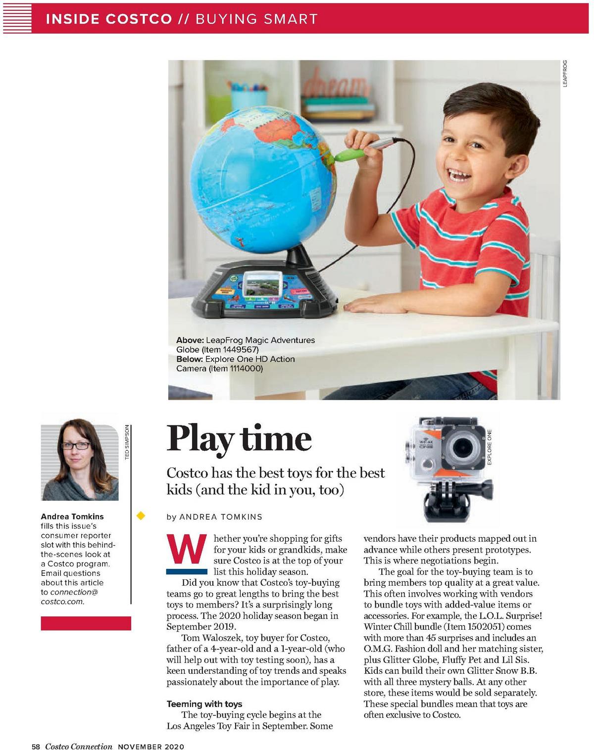 Costco Connection November Flyer from November 1