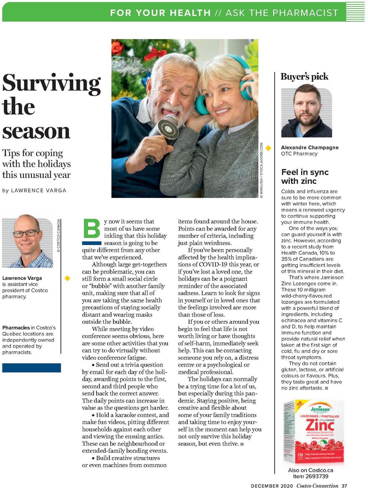 Costco Connection December Flyer from December 1