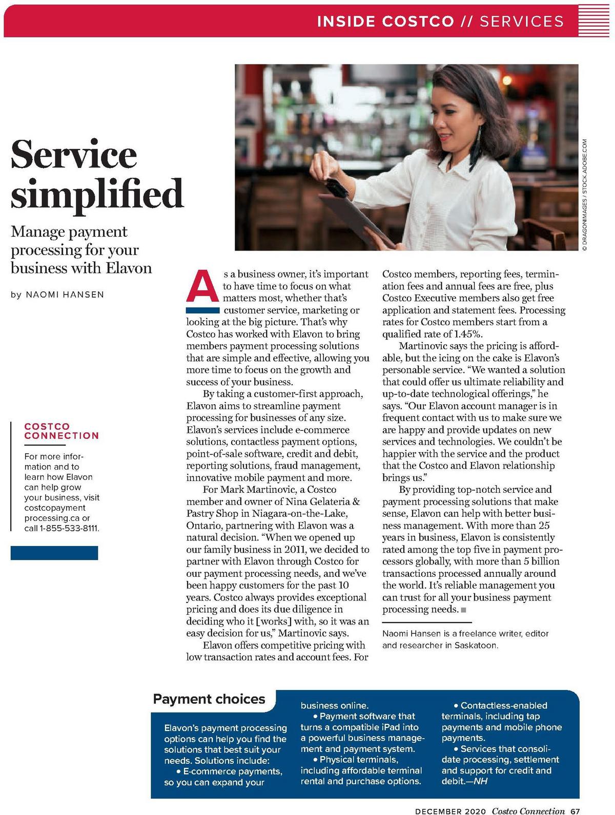 Costco Connection December Flyer from December 1