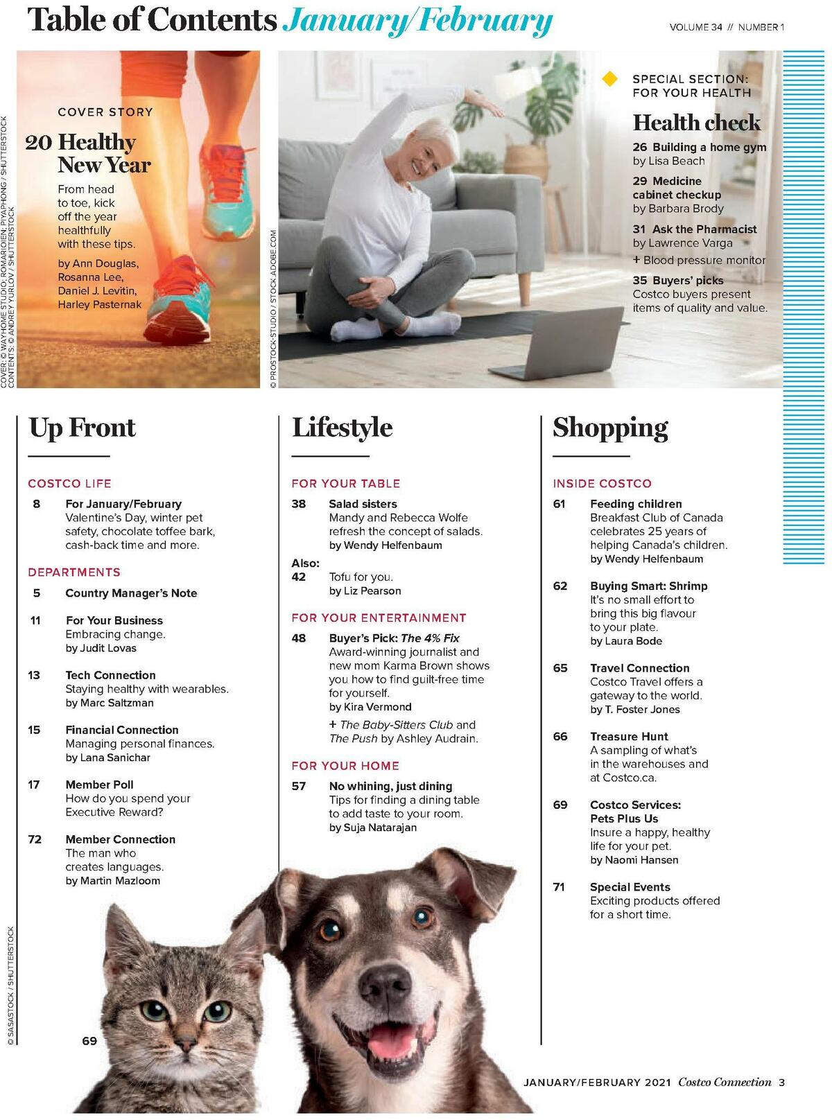 Costco Connection January/February Flyer from January 1