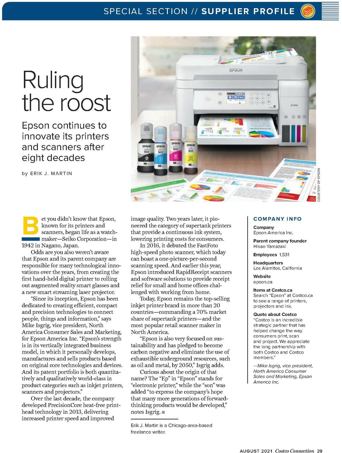 Costco Connection August Flyer from August 1