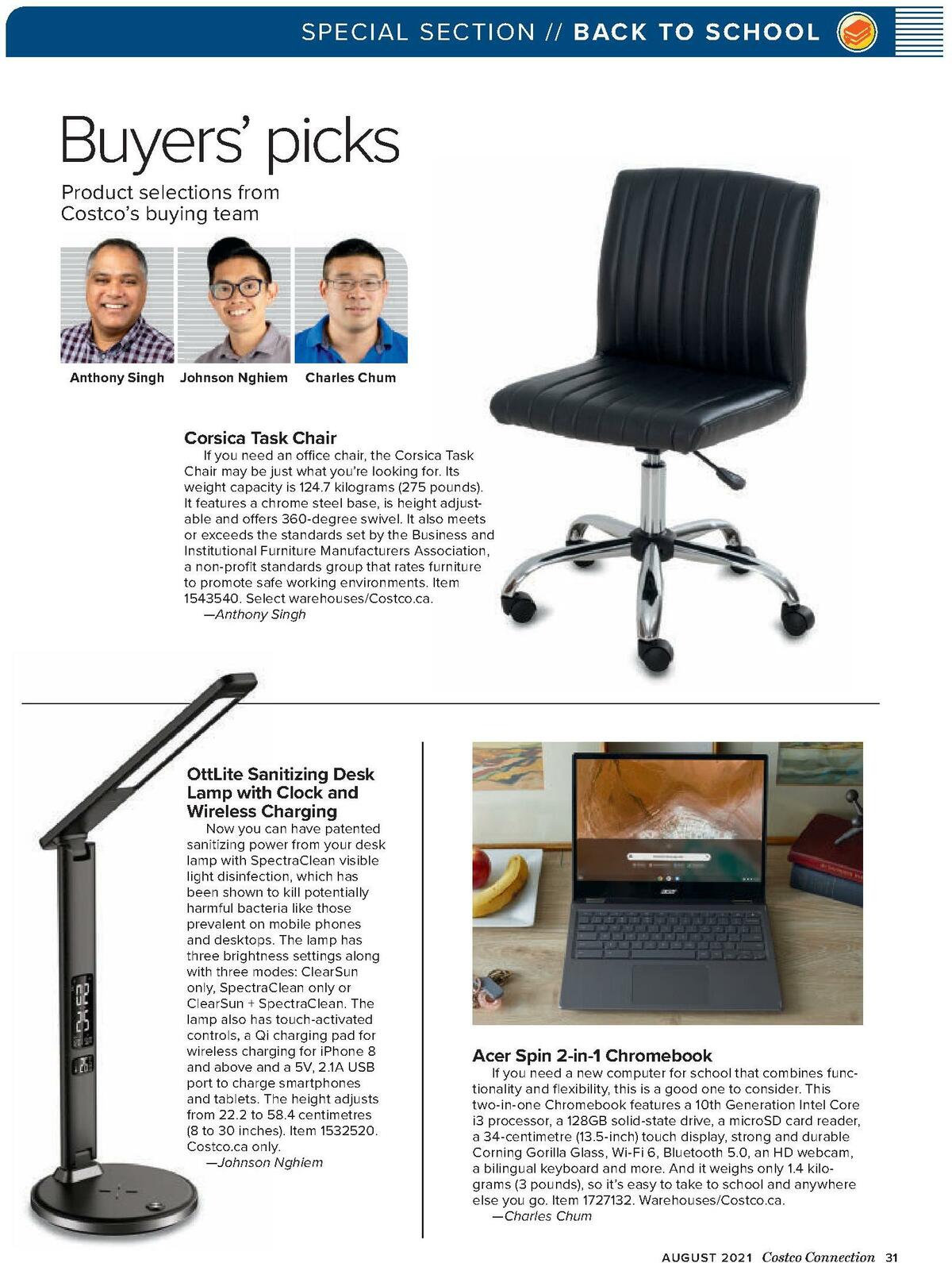 Costco Connection August Flyer from August 1