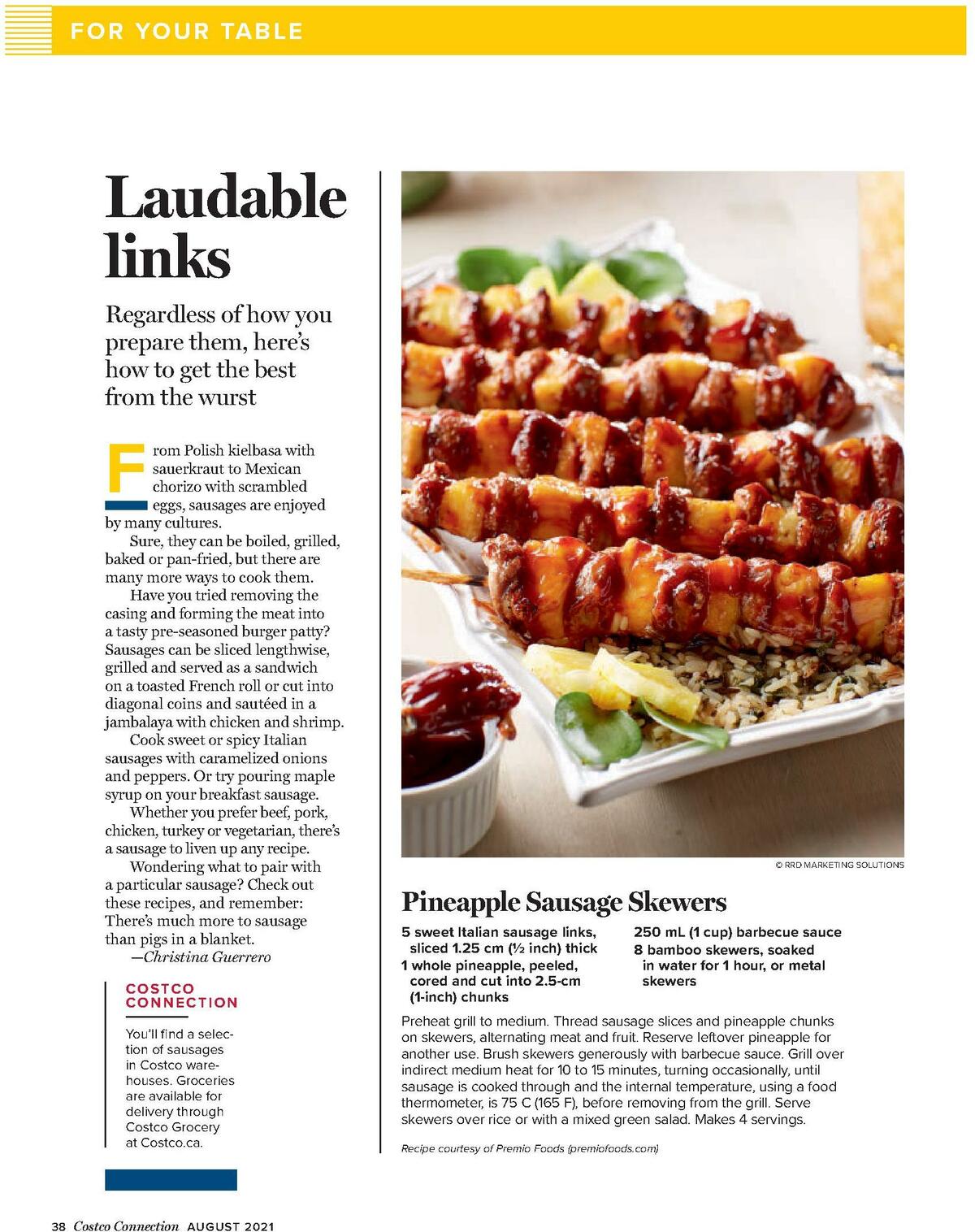 Costco Connection August Flyer from August 1