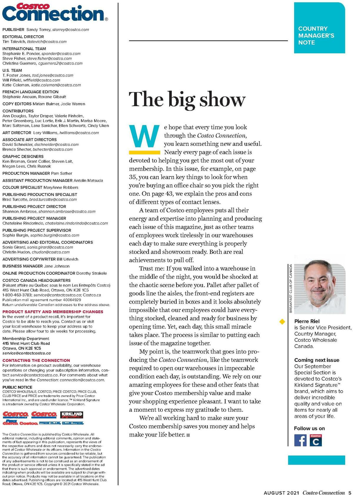 Costco Connection August Flyer from August 1