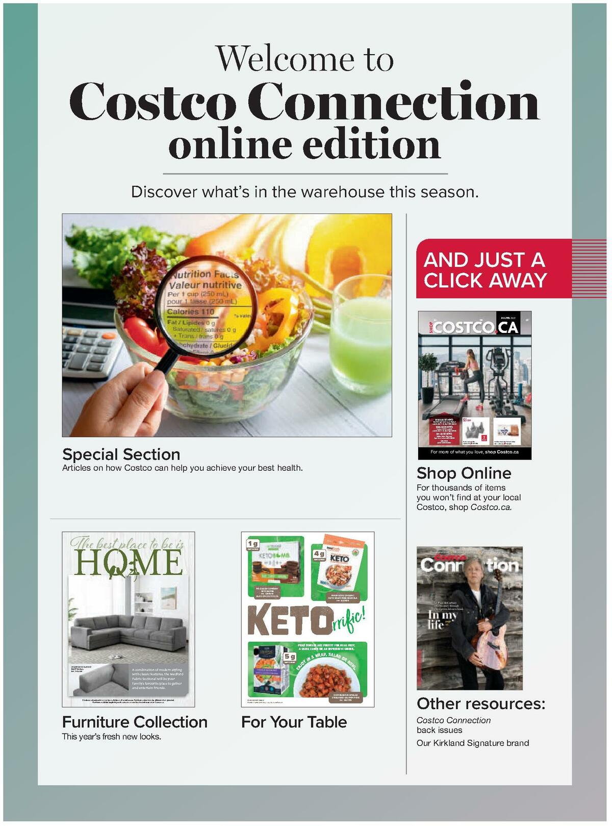 Costco Connection Flyer from January 1