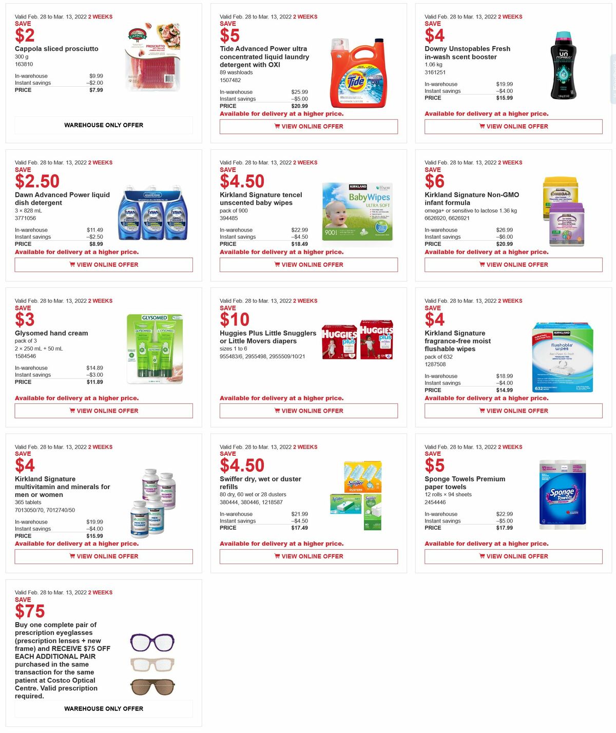 Costco Flyer from February 28