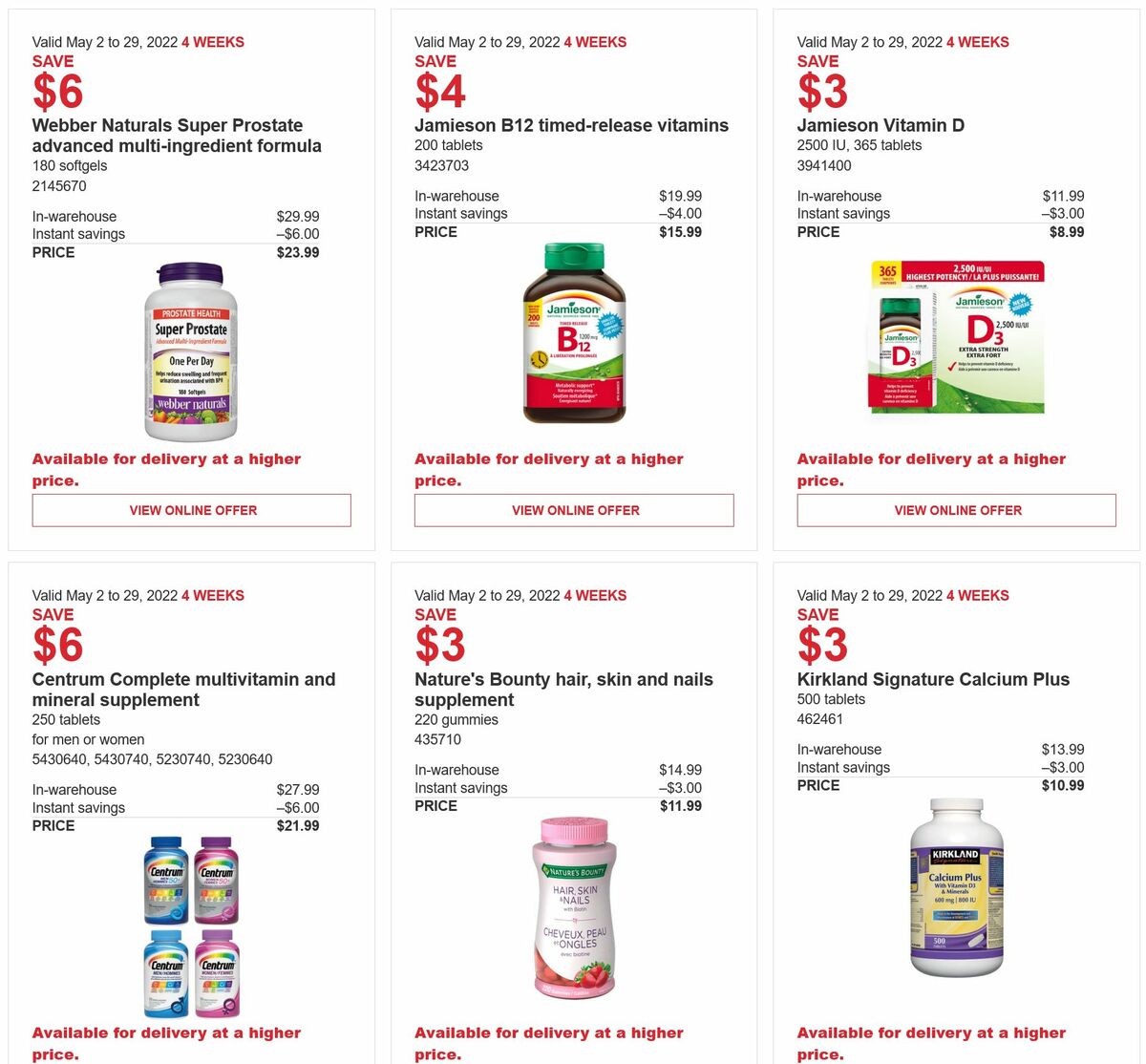 Costco Flyer from May 2