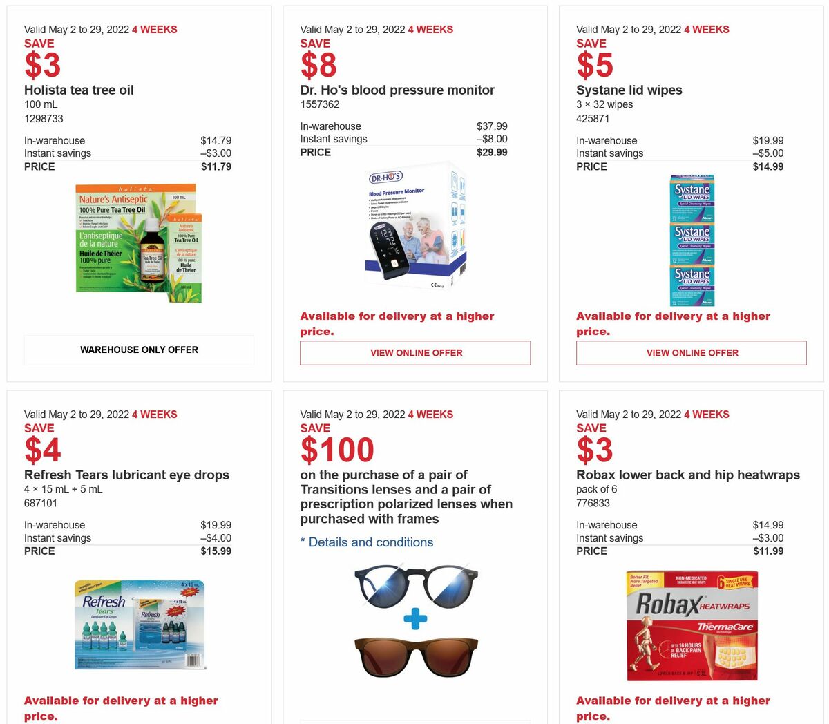 Costco Flyer from May 2