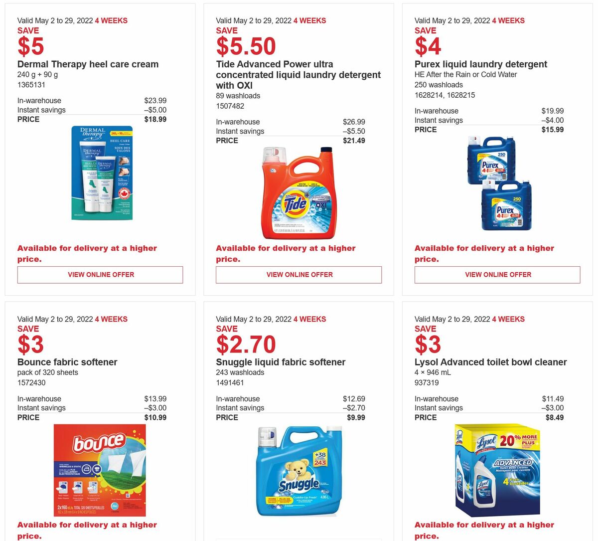 Costco Flyer from May 2