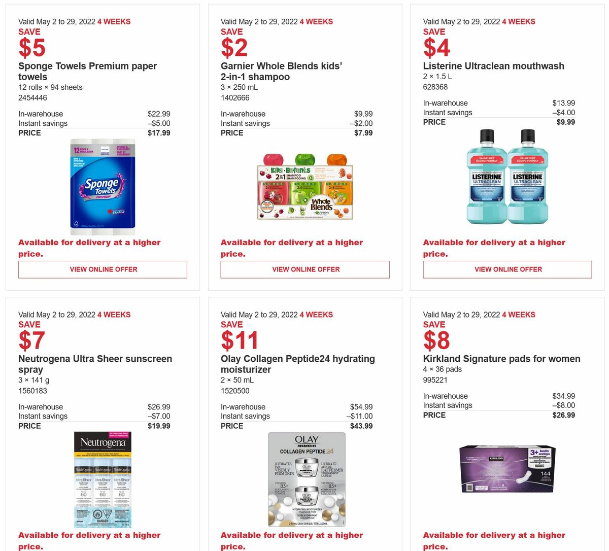 Costco Flyer from May 2