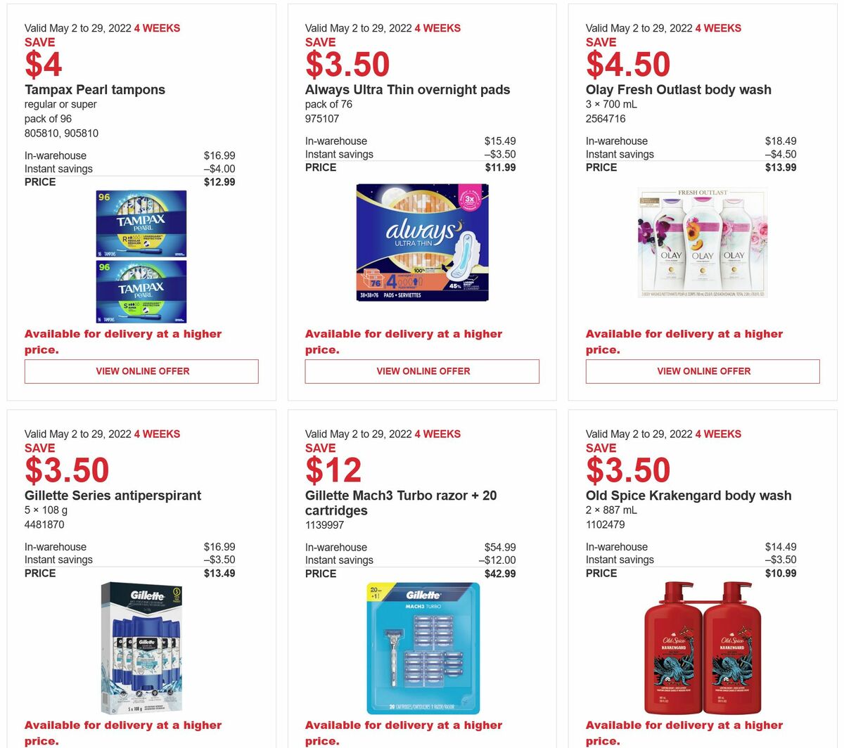 Costco Flyer from May 2