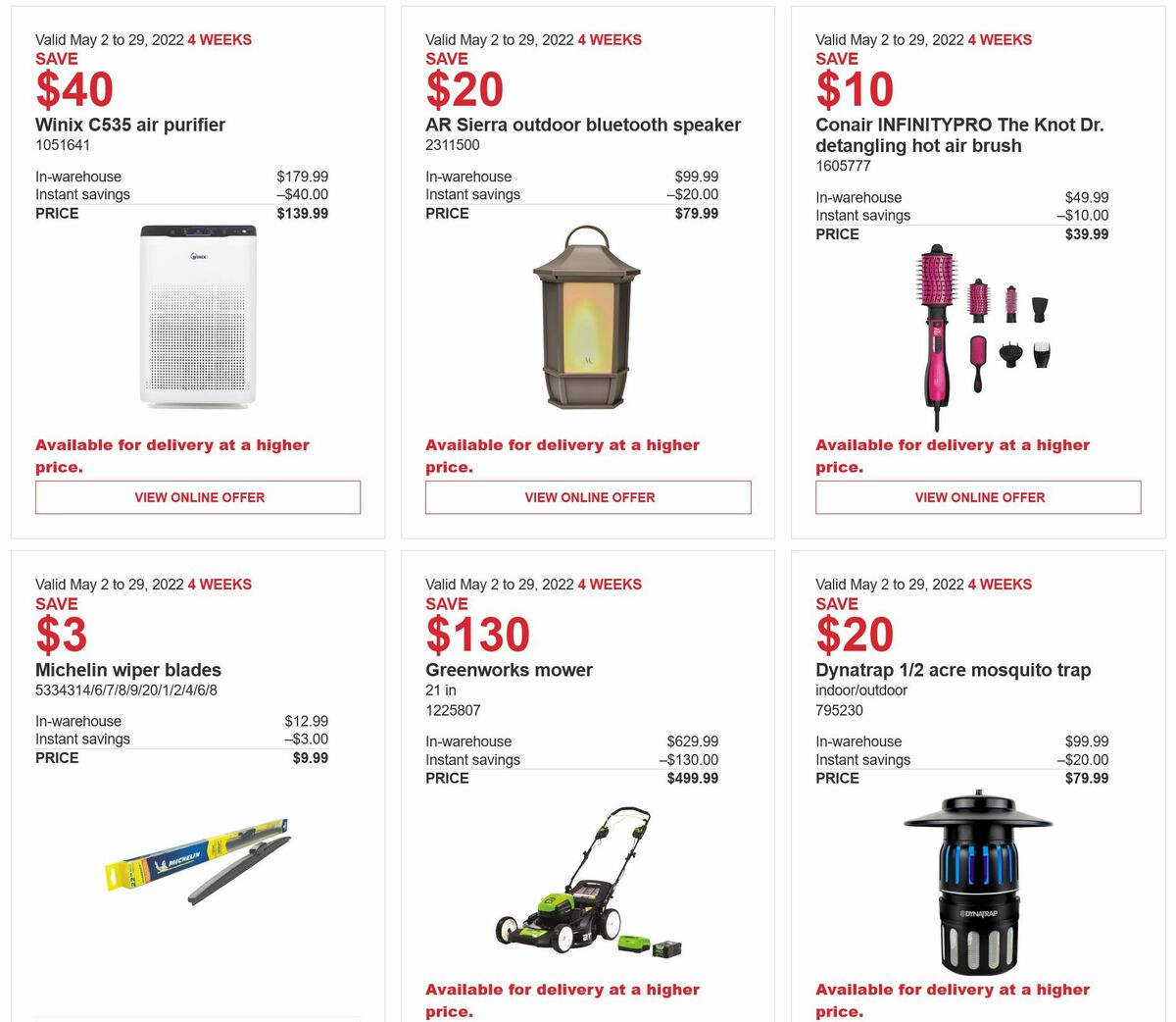 Costco Flyer from May 2