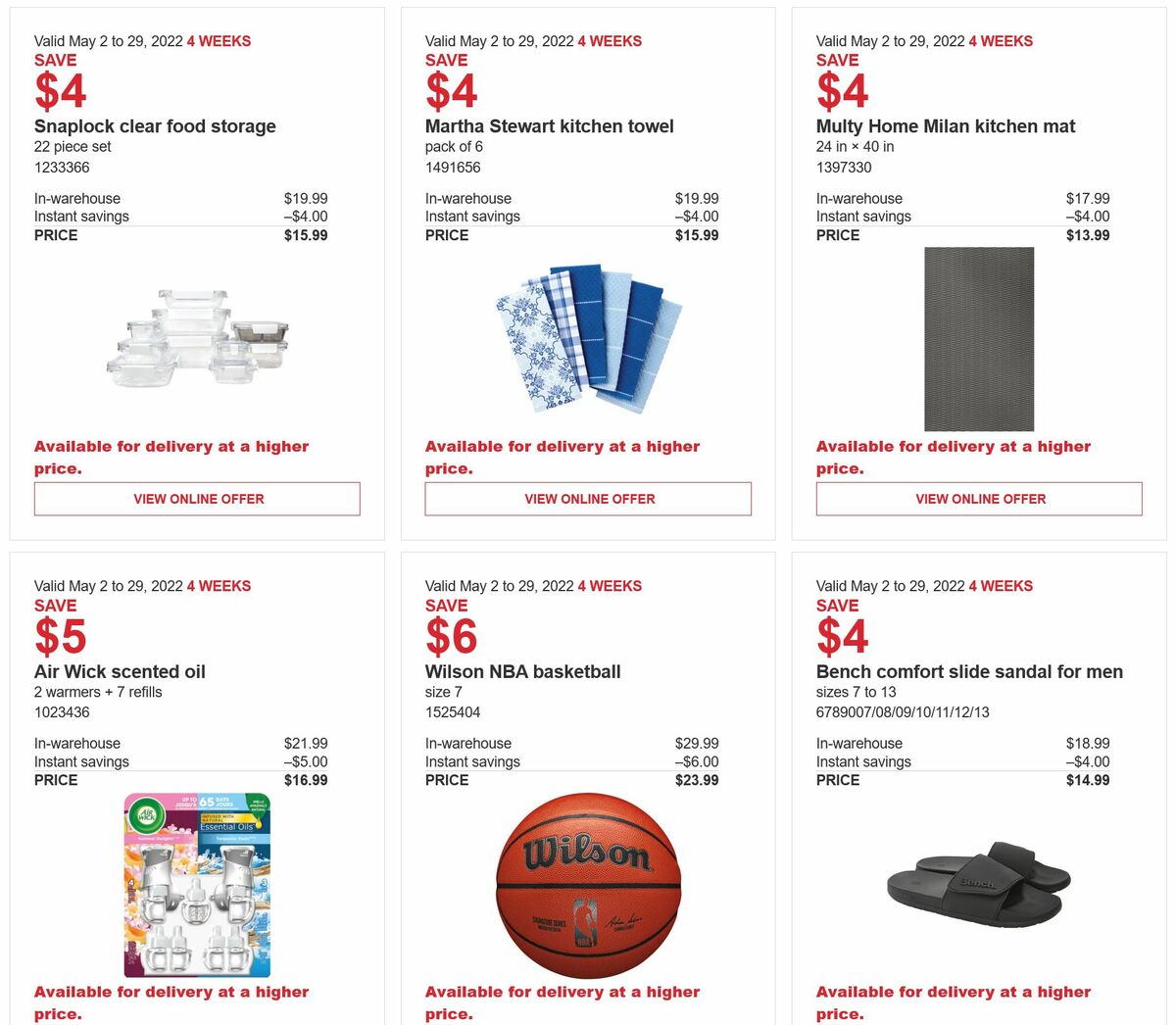 Costco Flyer from May 2