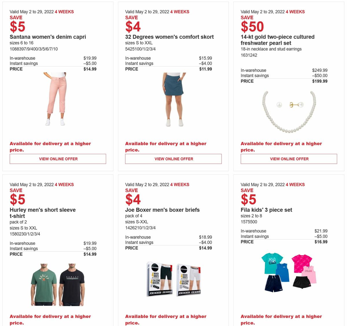 Costco Flyer from May 2