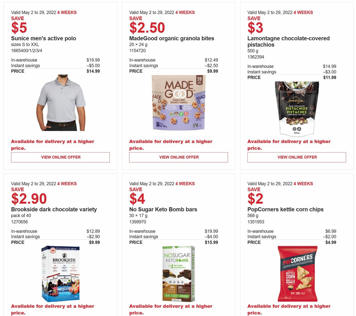 Costco Flyer from May 2