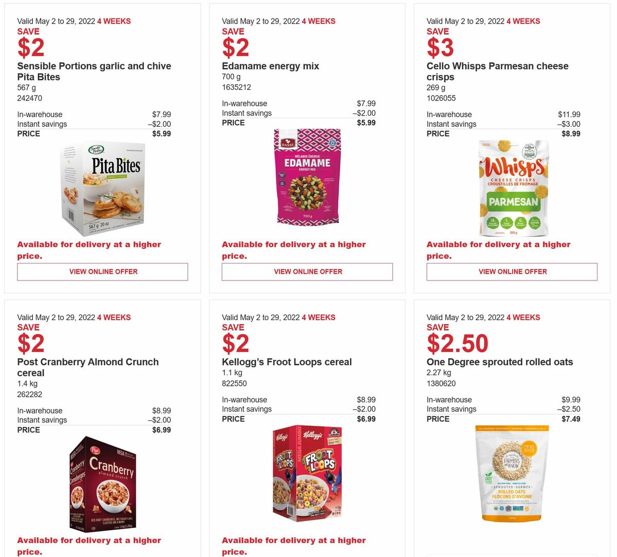 Costco Flyer from May 2