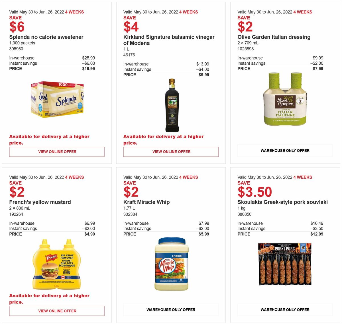 Costco Flyer from May 30