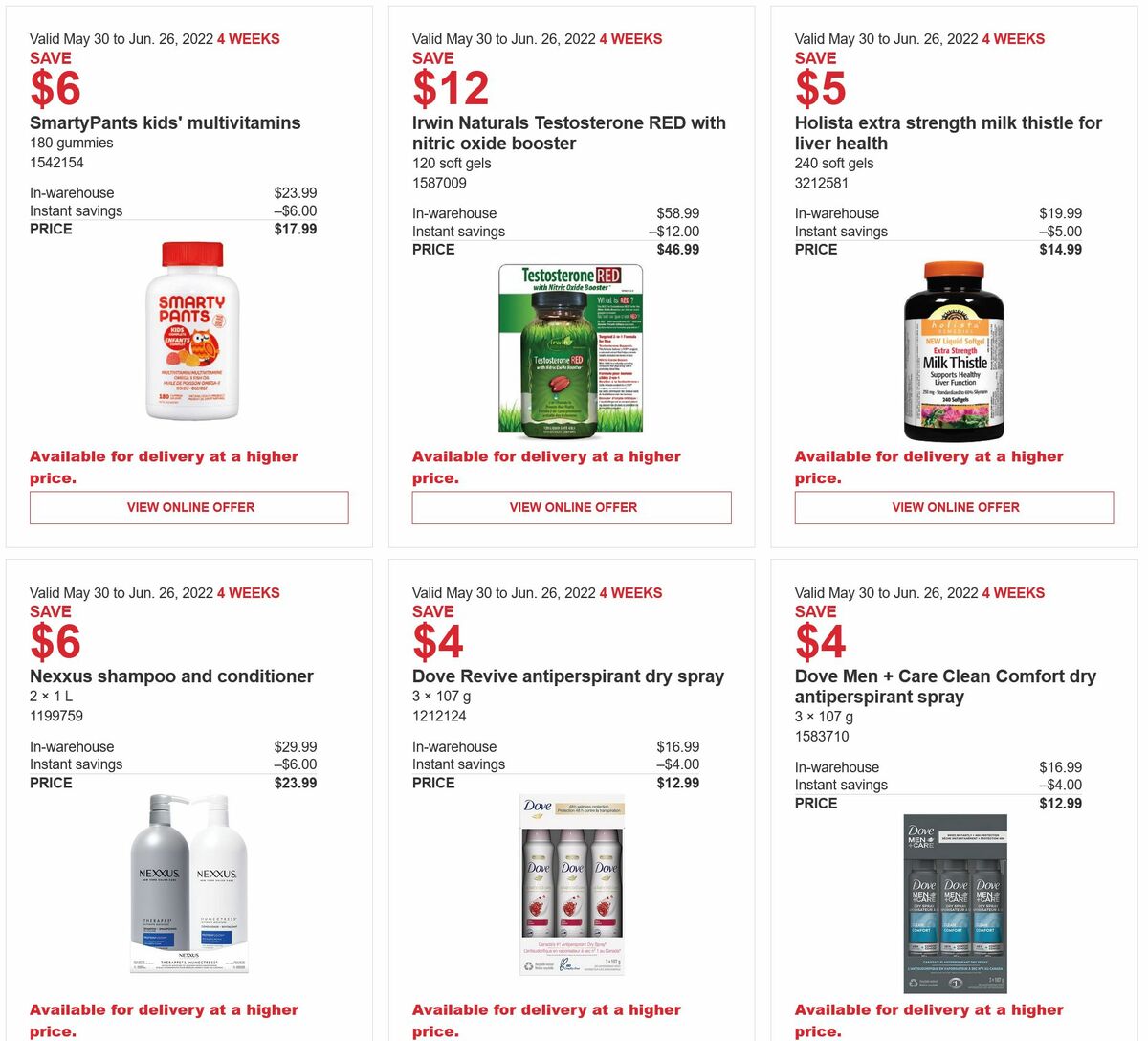 Costco Flyer from May 30