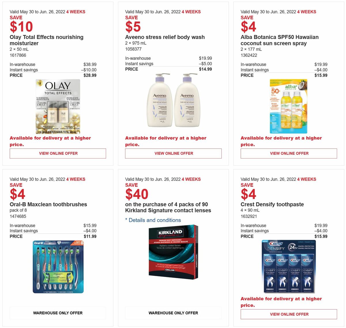 Costco Flyer from May 30