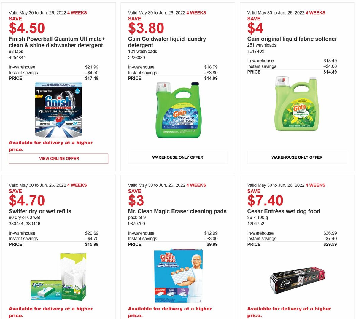 Costco Flyer from May 30