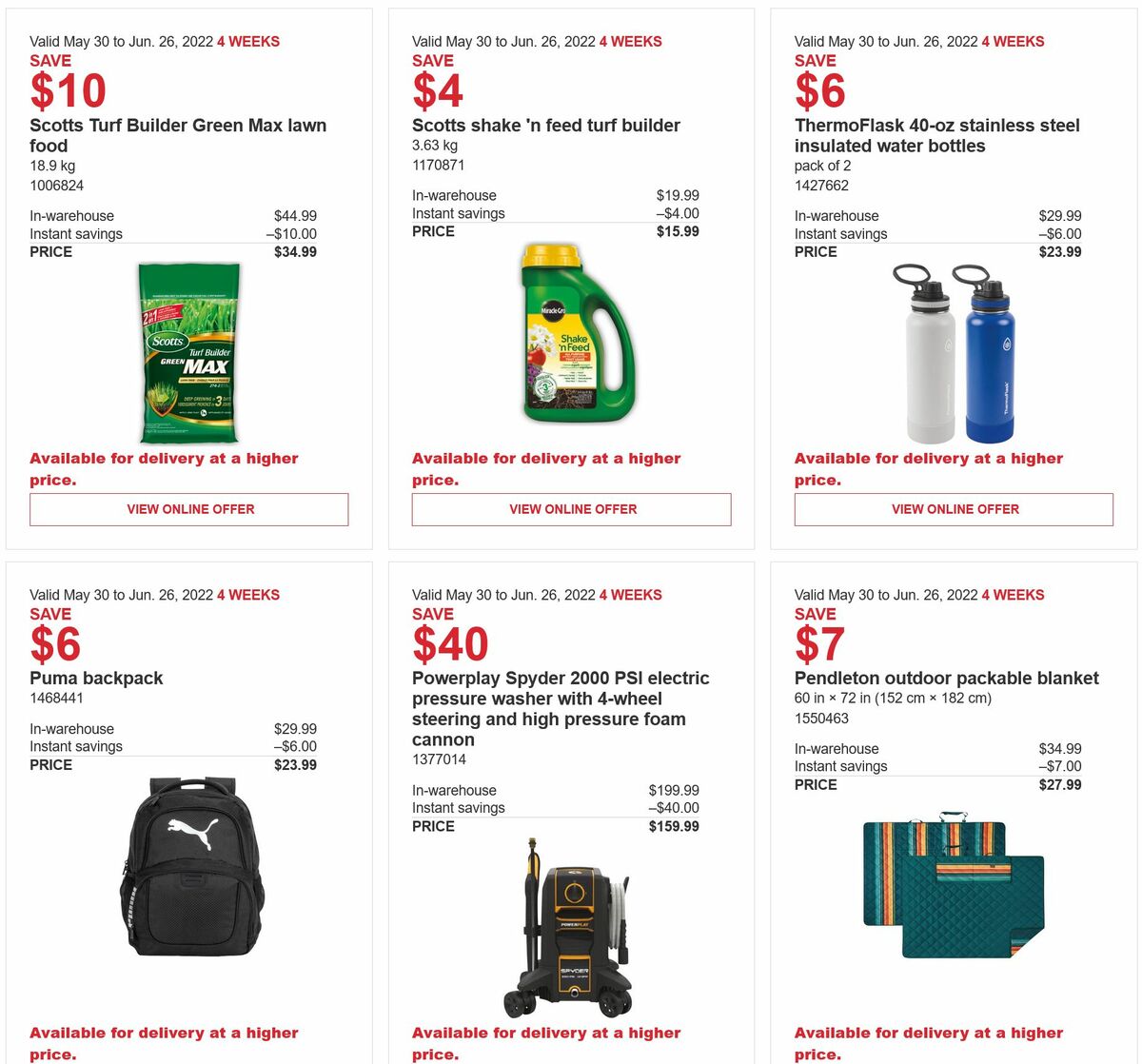 Costco Flyer from May 30