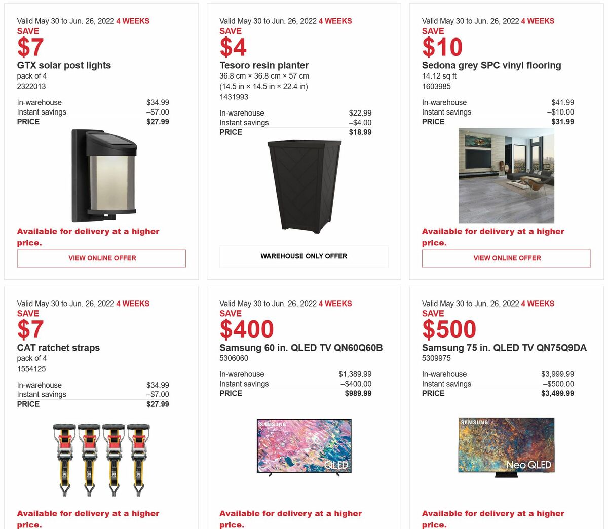 Costco Flyer from May 30