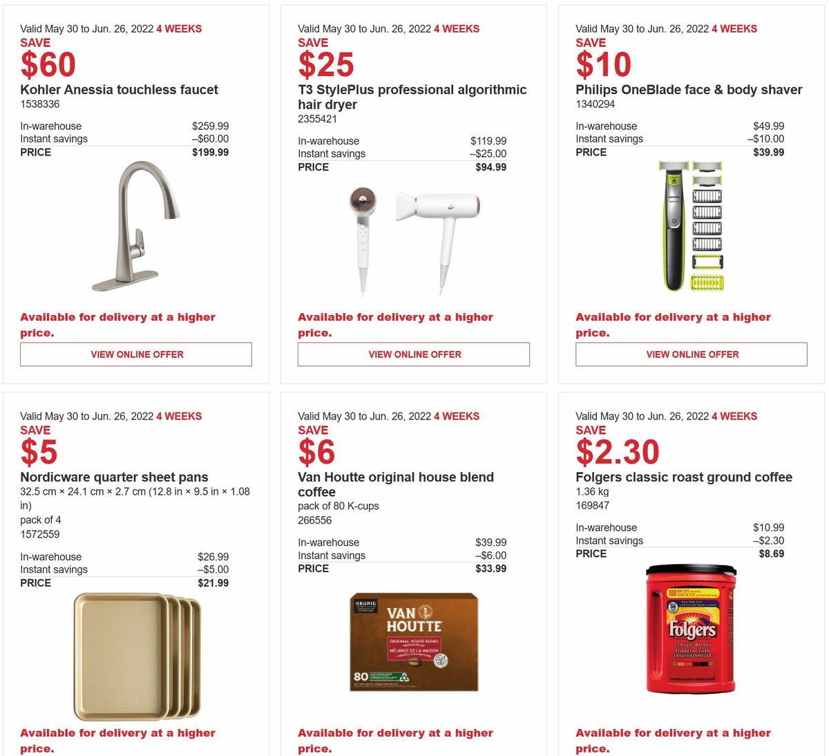 Costco Flyer from May 30