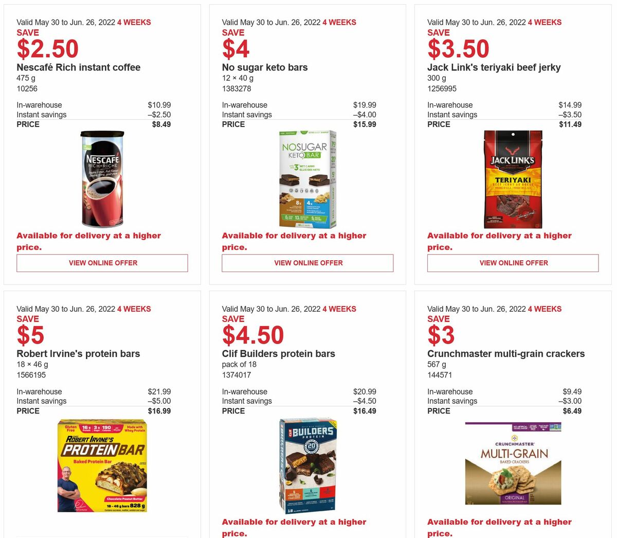 Costco Flyer from May 30