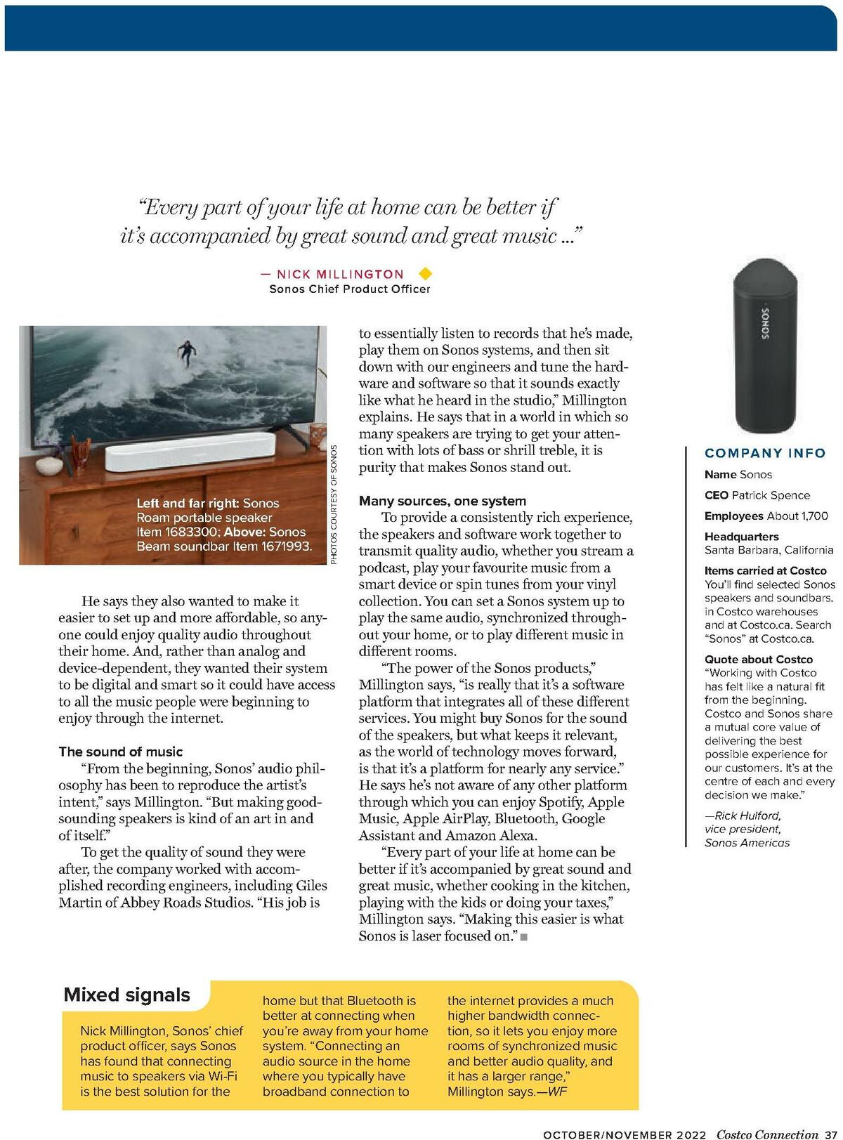 Costco Connection October/November Flyer from October 1