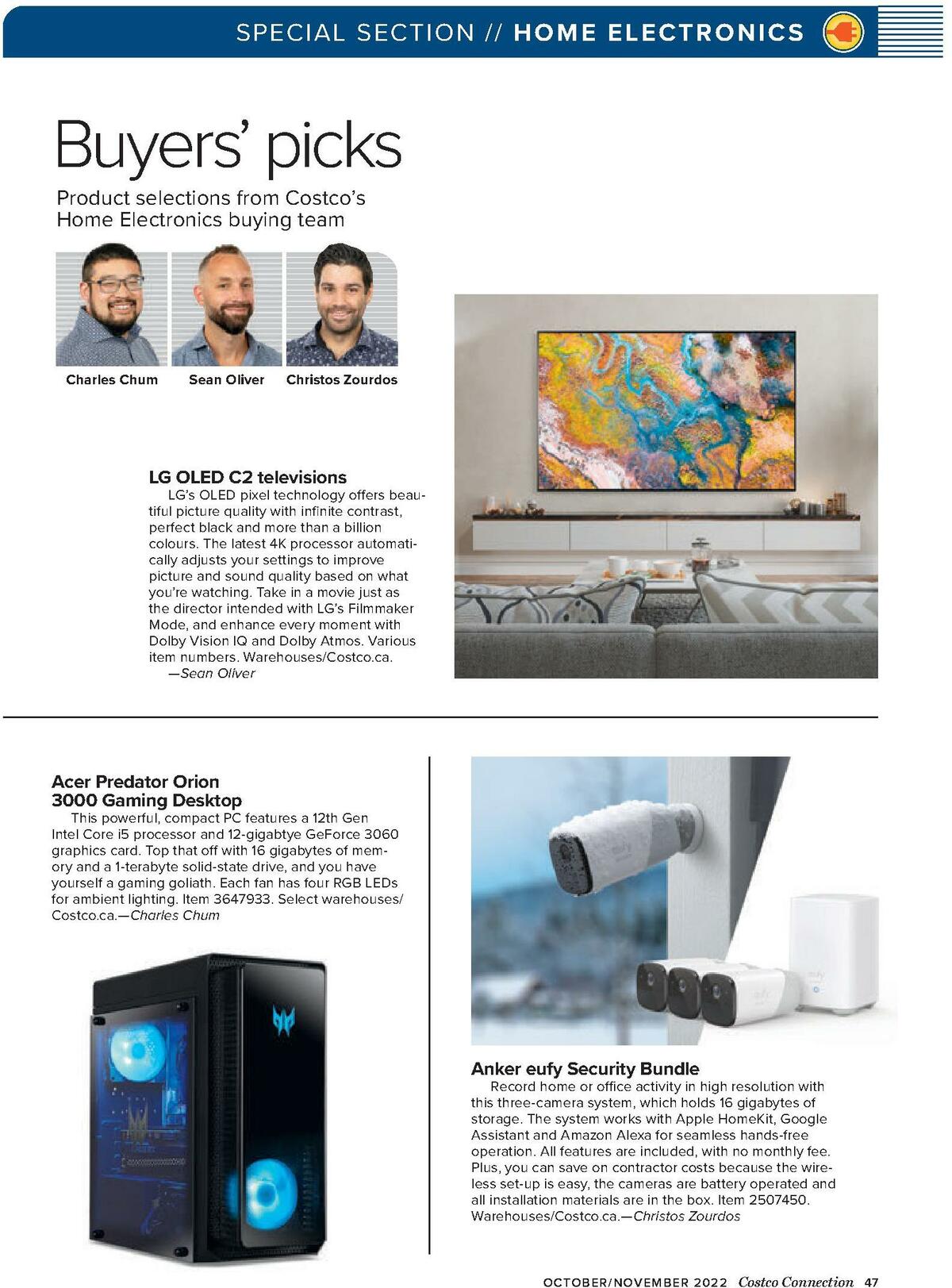 Costco Connection October/November Flyer from October 1