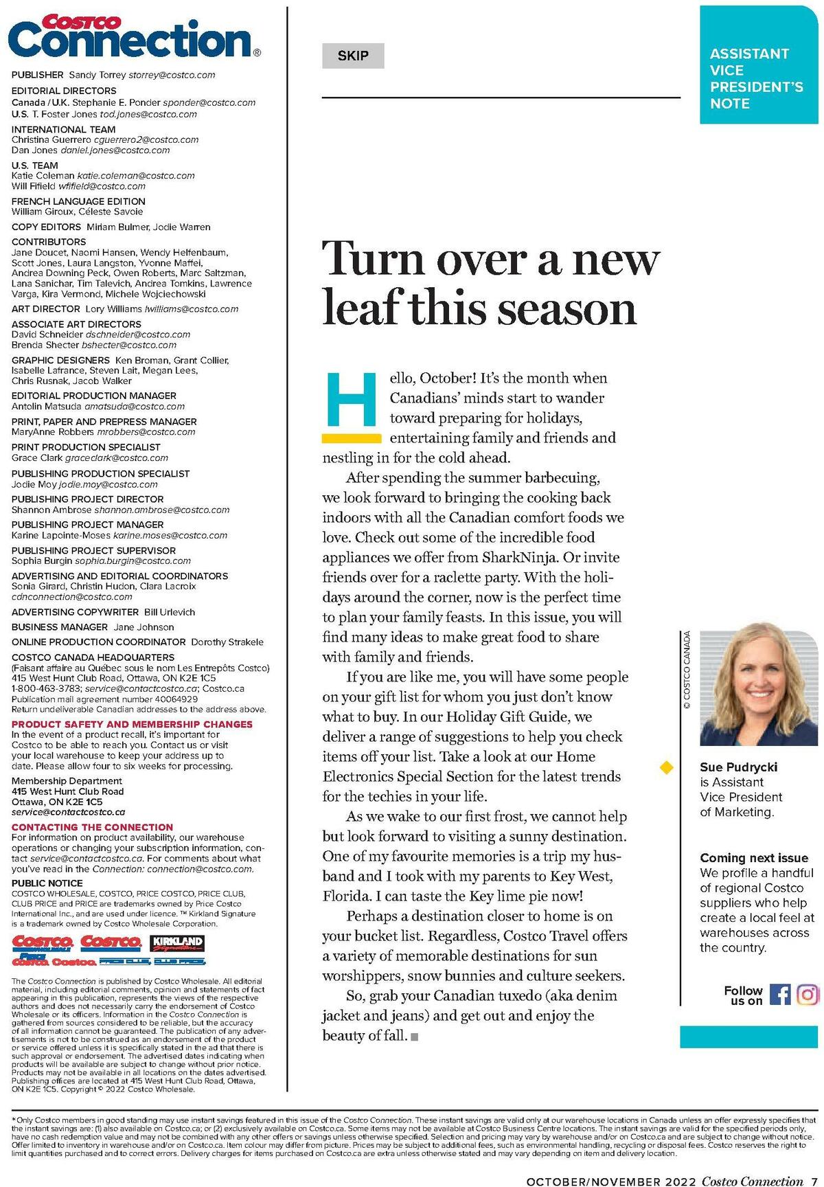 Costco Connection October/November Flyer from October 1