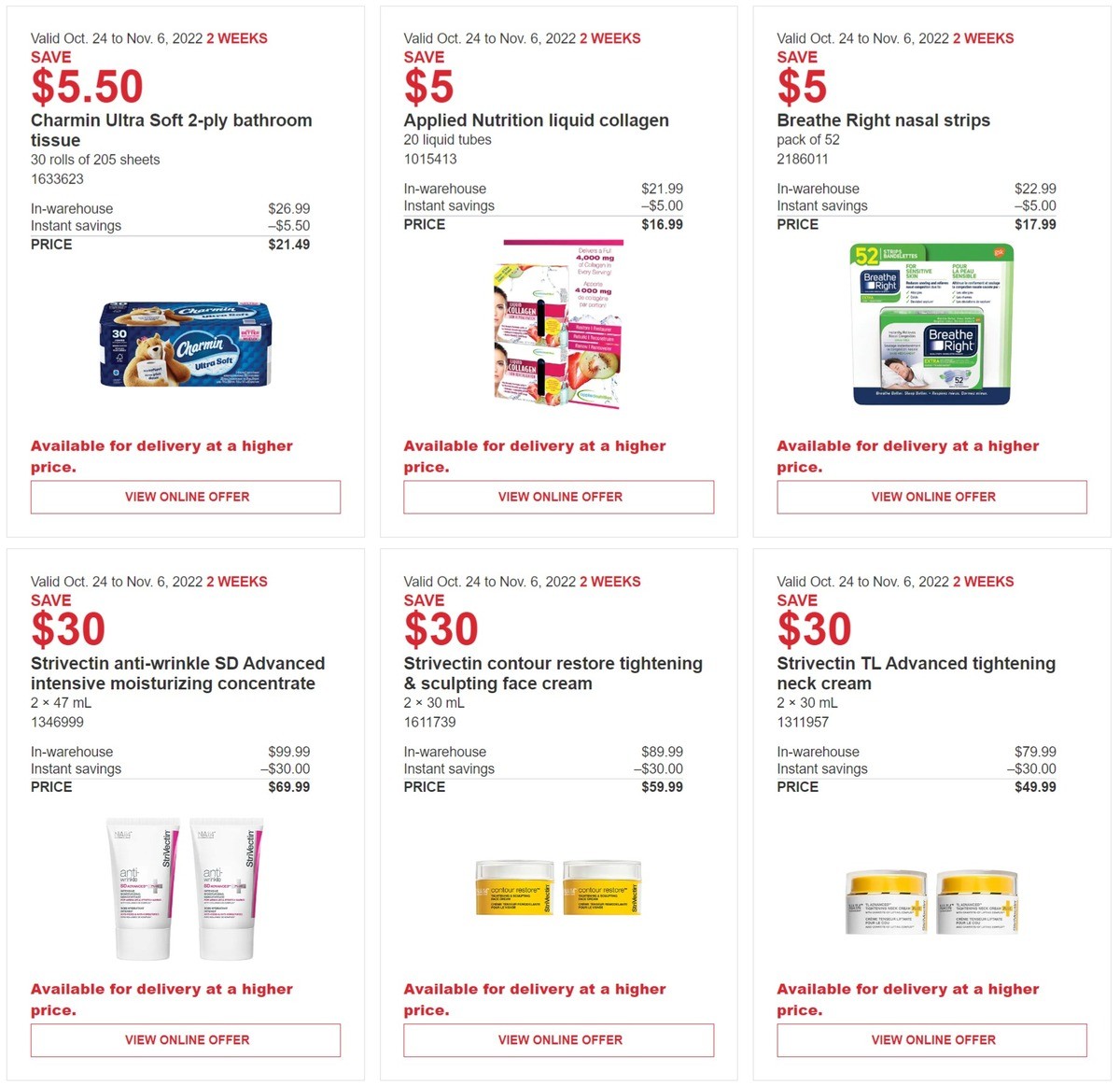 Costco Flyer from October 24