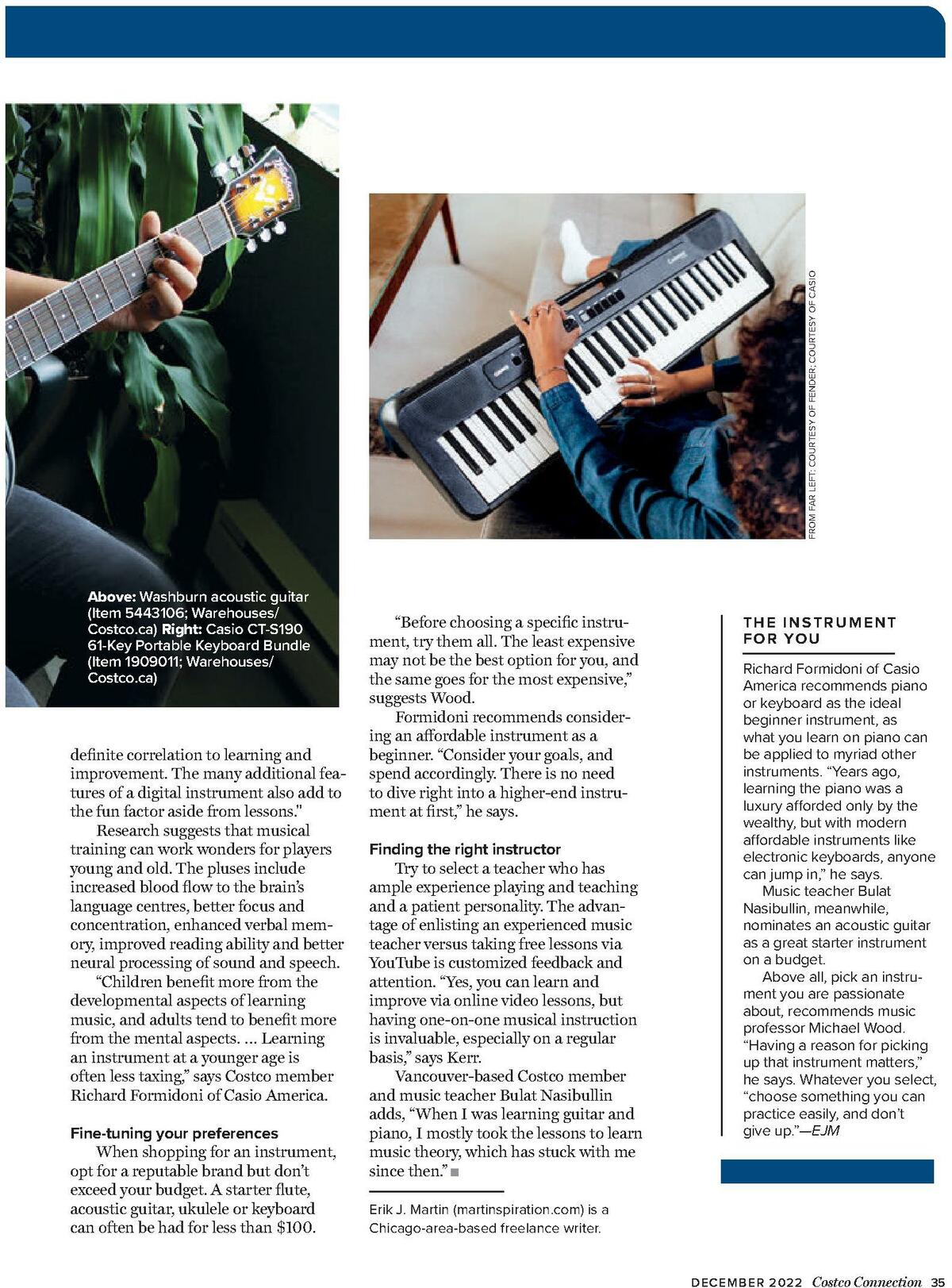 Costco Connection December Flyer from December 1