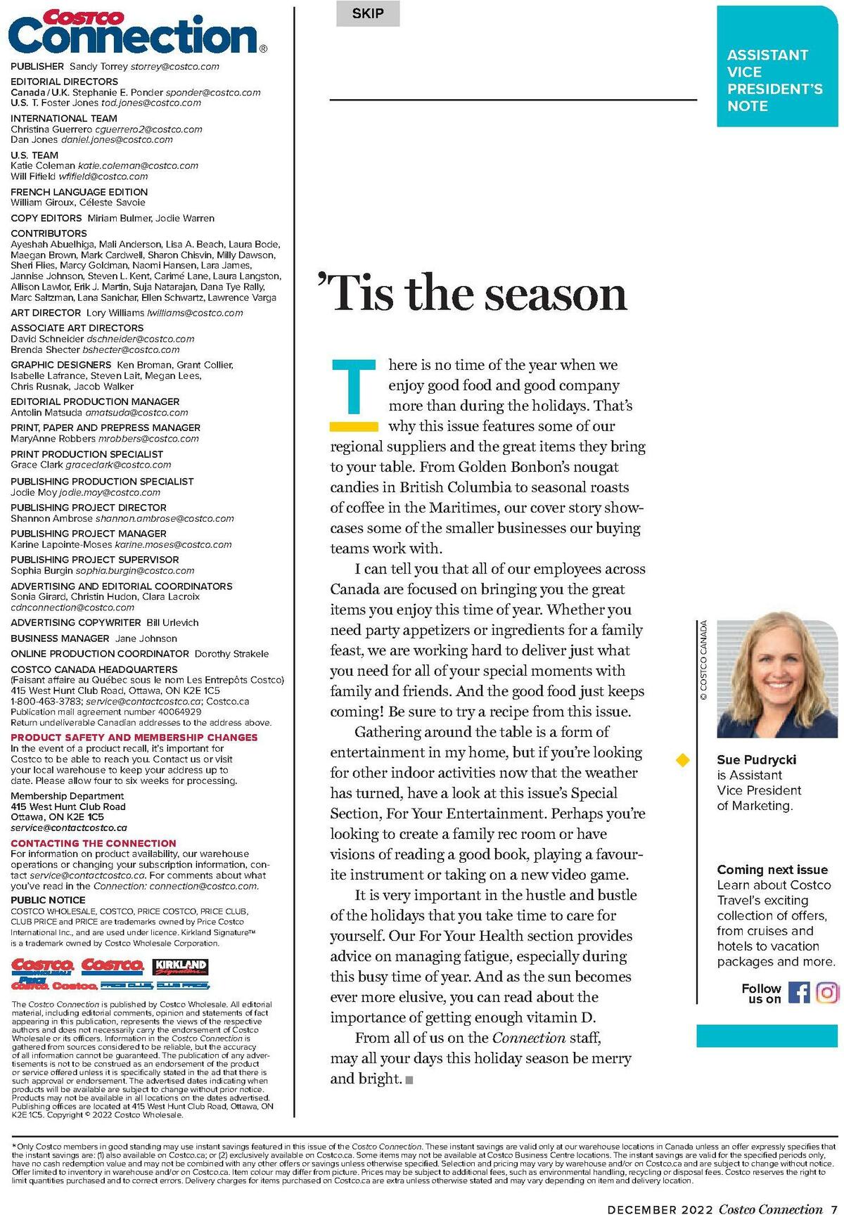 Costco Connection December Flyer from December 1