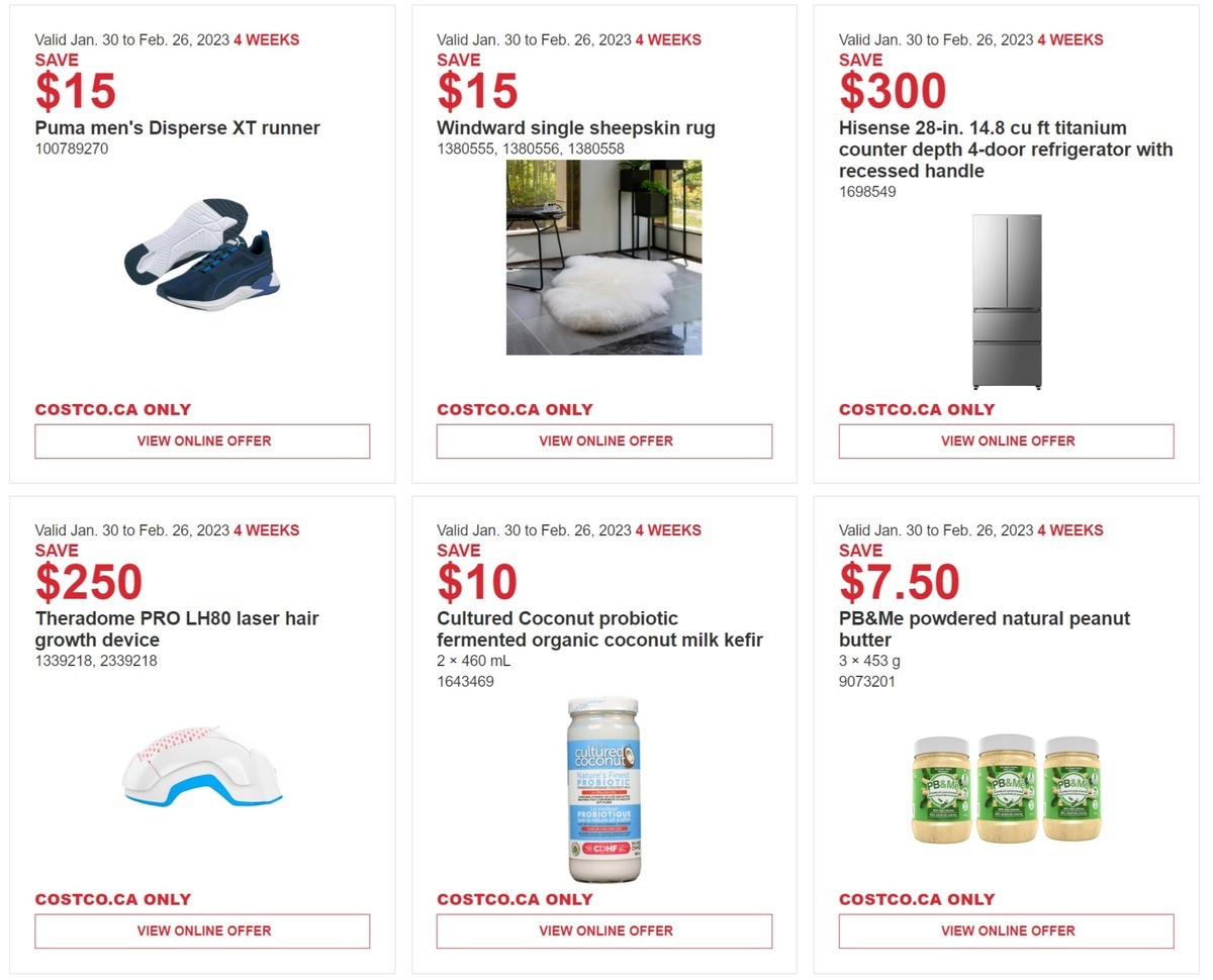 Costco Flyer from January 30