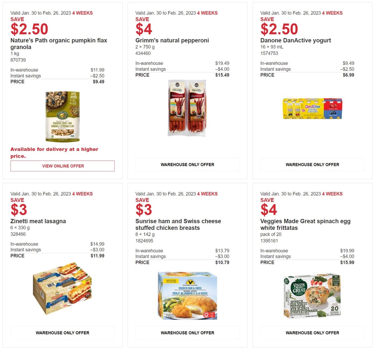 Costco Flyer from January 30