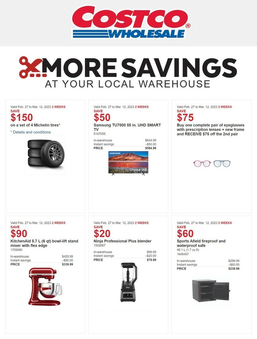 Costco Flyer from February 27