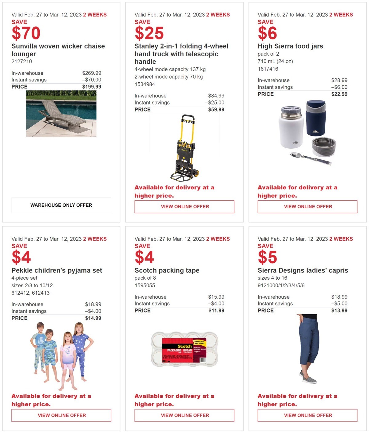 Costco Flyer from February 27