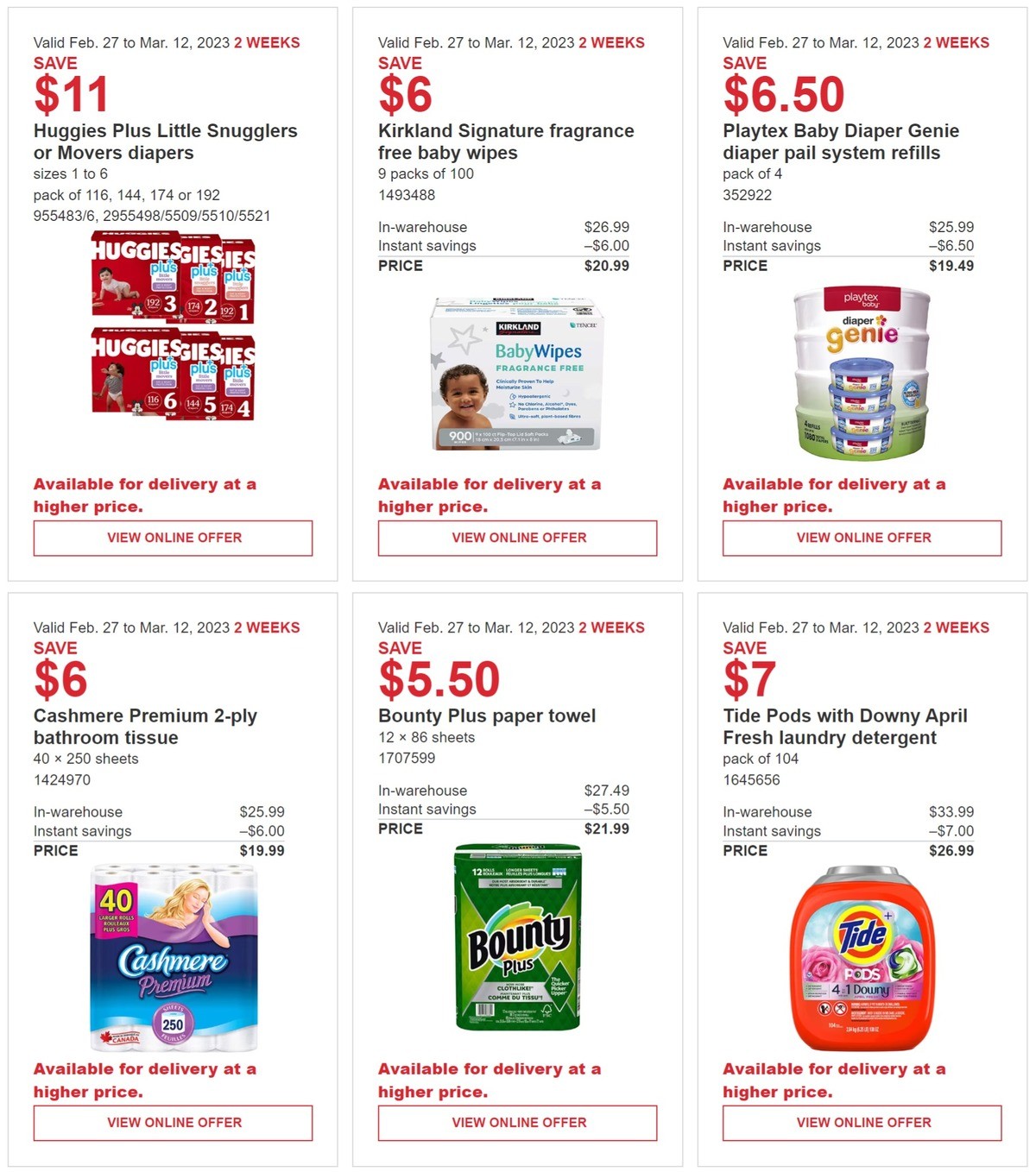 Costco Flyer from February 27