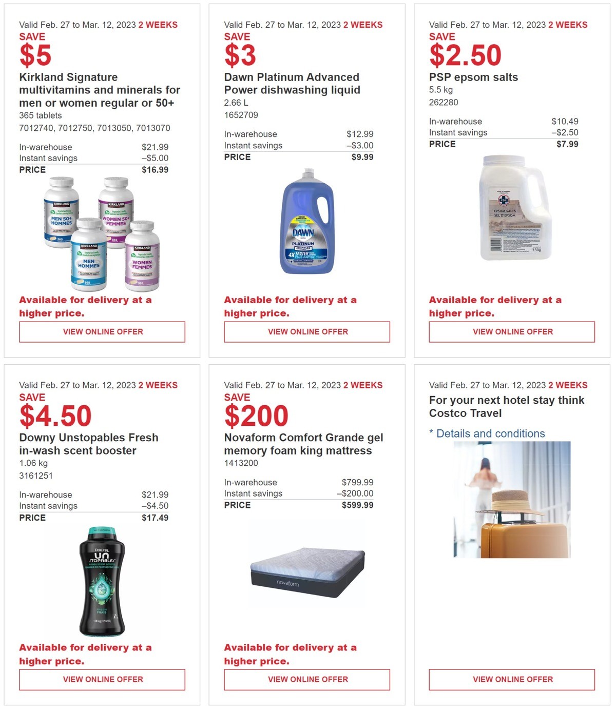 Costco Flyer from February 27