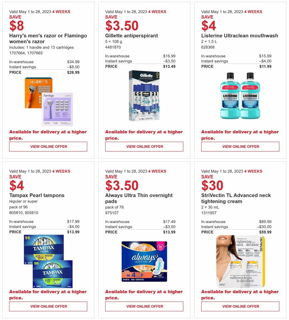 Costco Flyer from May 1