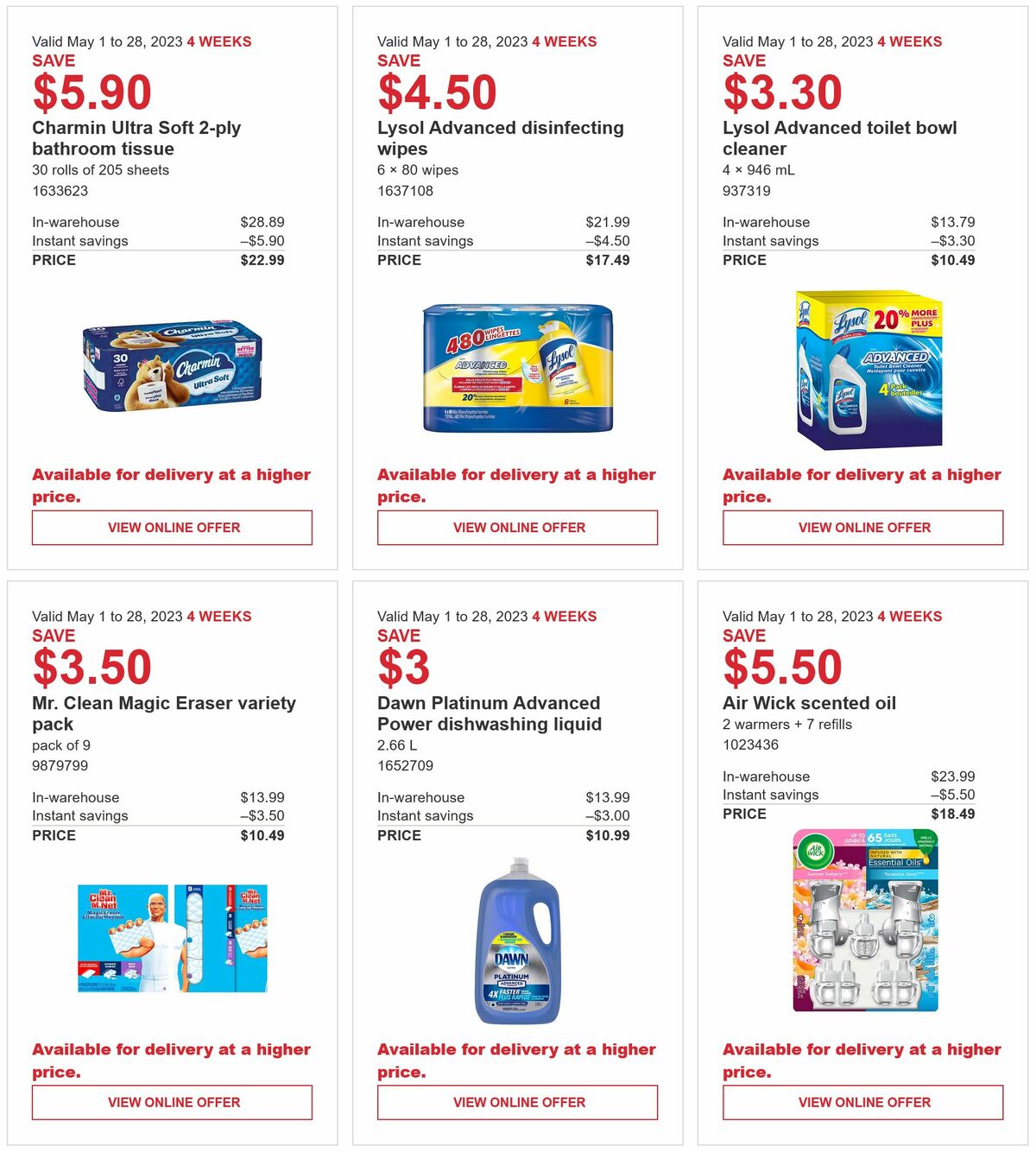 Costco Flyer from May 1