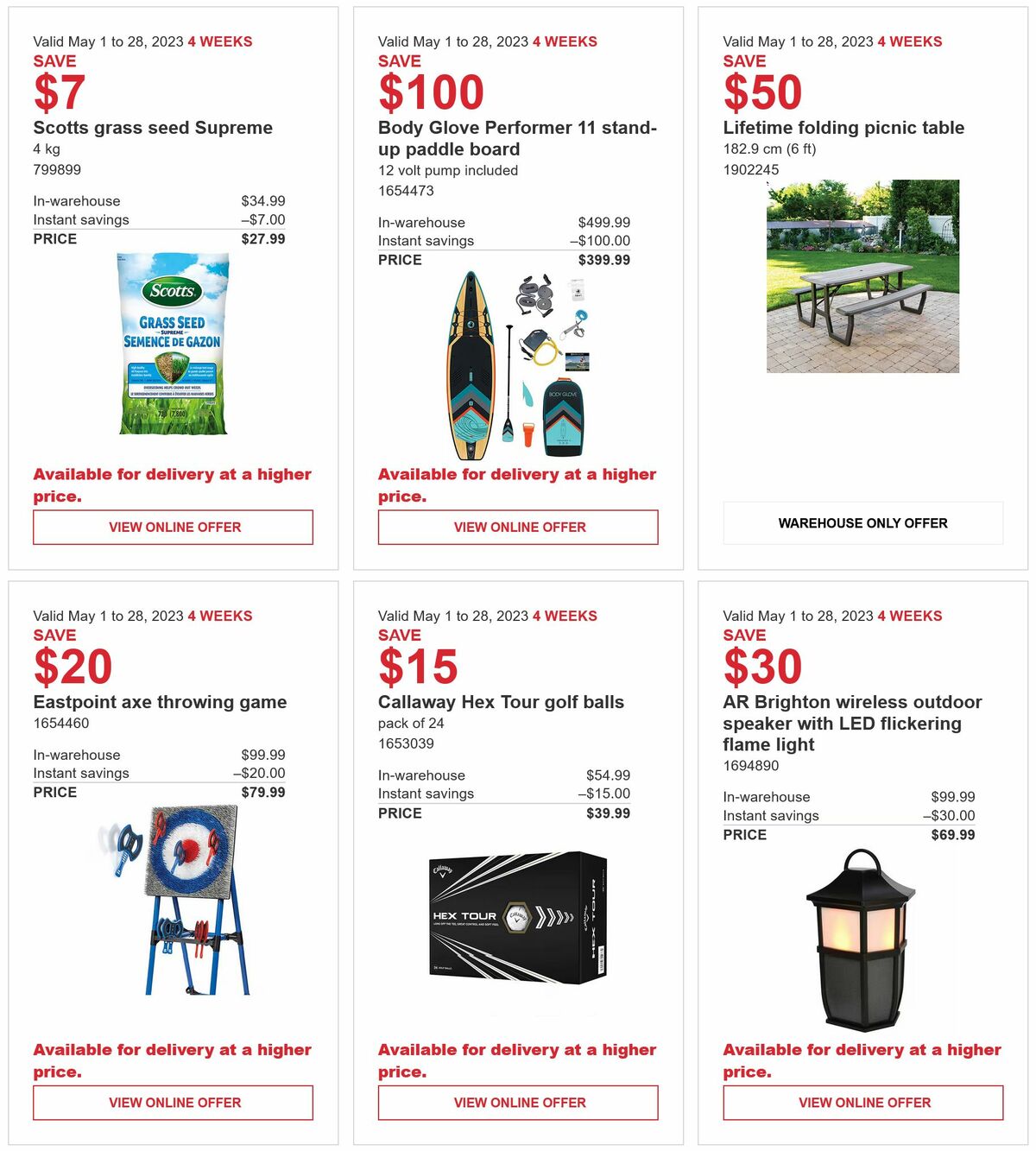 Costco Flyer from May 1