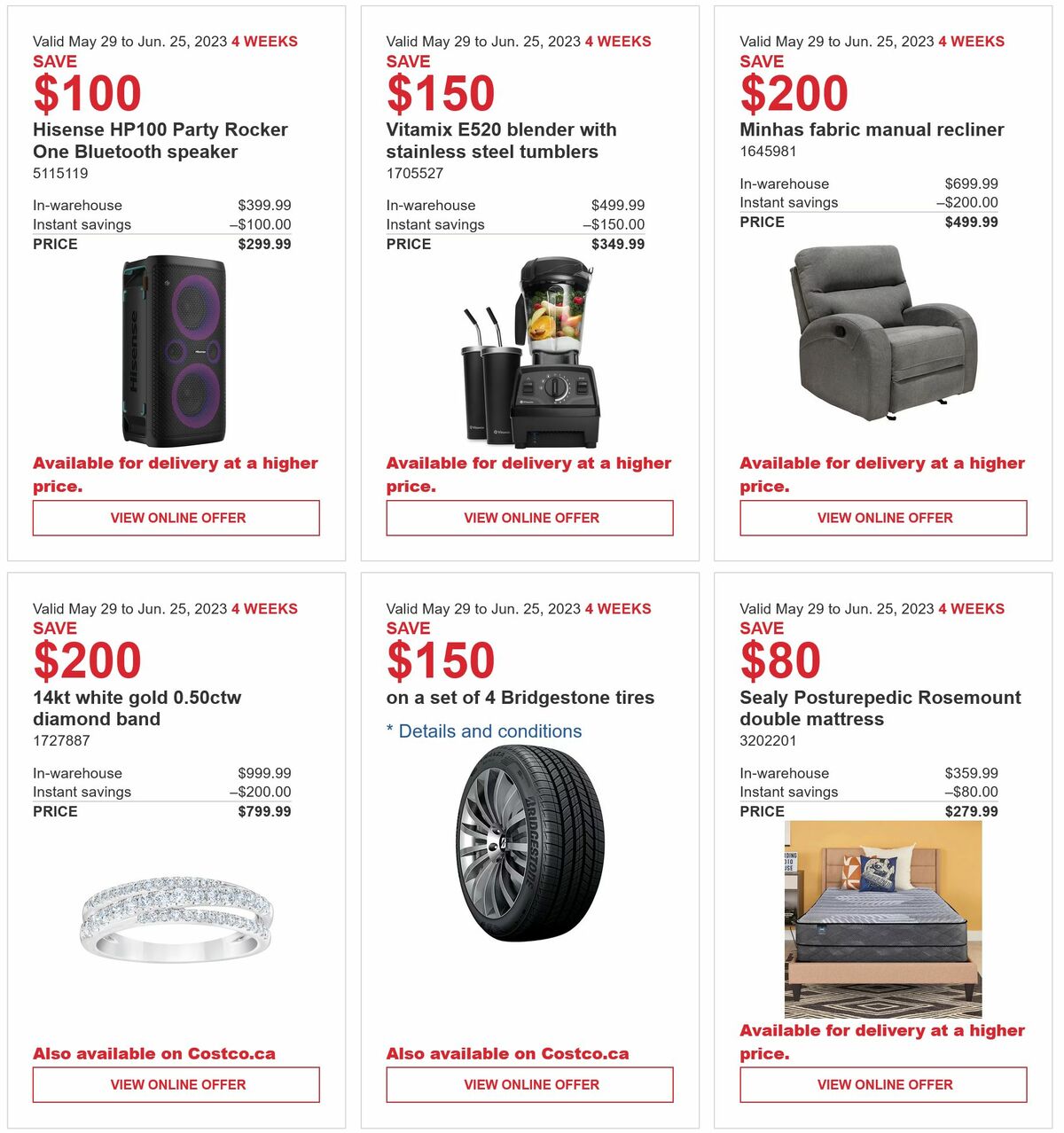 Costco Flyer from May 29