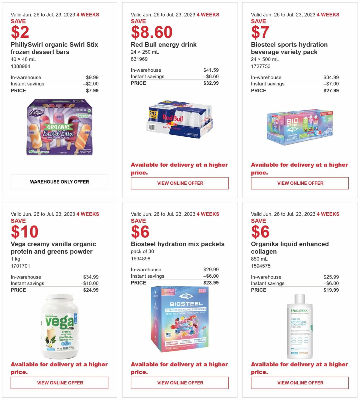 Costco Flyer from June 26