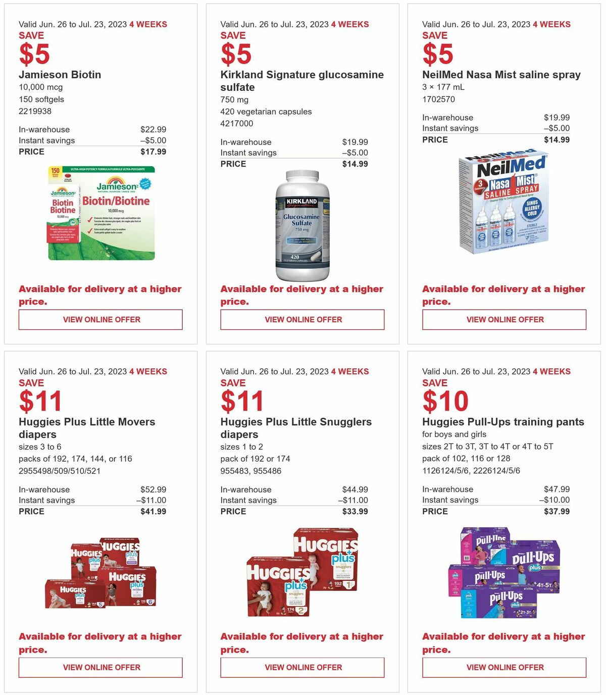 Costco Flyer from June 26