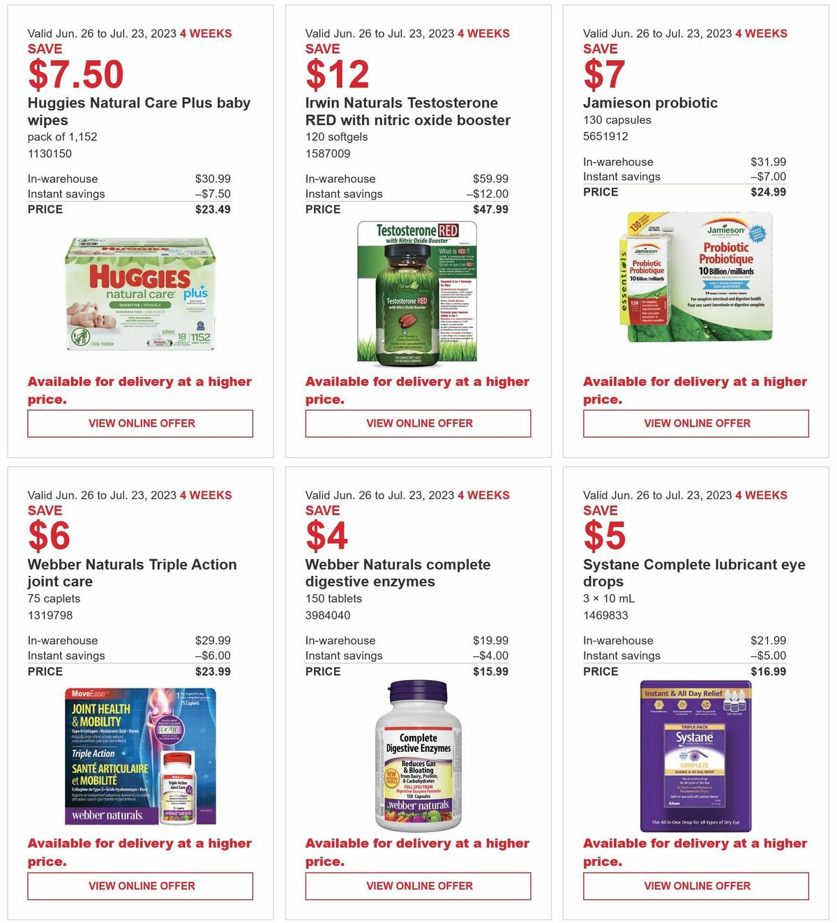 Costco Flyer from June 26